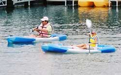Free paddleboats and kayaks at Still Waters Branson Resort